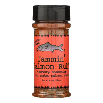 Mom's Gourmet Jammin' Salmon Rub - Case of 12 - 4.5 OZ
