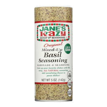 Jane's™ Krazy Mixed-Up Seasonings Mixed-Up Basil Seasoning - Case of 12 - 5 OZ