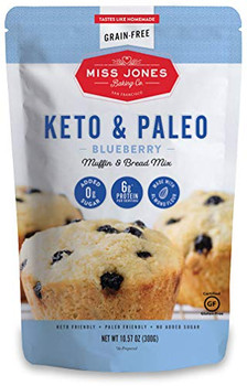 Miss Jones Baking Co - Muffin Mix Blueberry Keto Gluten Free - Case of 6-10.57 OZ