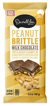 Darrell Lea - Bar Milk Chocolate Peanut Brittle - Case of 12-5.6 OZ