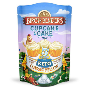 Birch Benders - Cake Mix Classic Yellow Keto - Case of 6-10.9 OZ