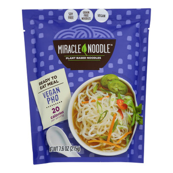 Miracle Noodle - Ready To Eat Meal Vegan Pho - Case of 6-7.6 OZ