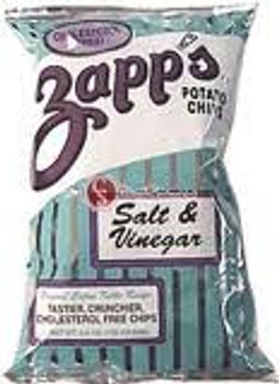 Zapps Potato Chips Chips - Salt & Vinegar - Case of 25 - 2 oz Zapps Potato Chips Chips - Salt & Vinegar - Case of 25 - 2 oz
