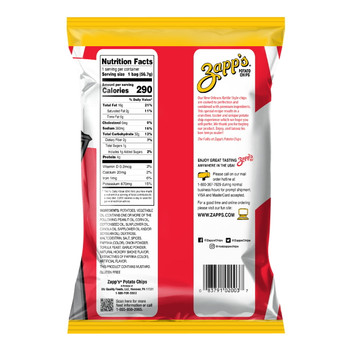 Zapps Potato Chips Chips - Mesquite BBQ 2 oz - Case of 25 - 2 oz