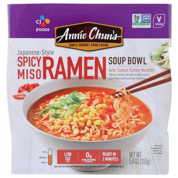 Annie Chun's - Ramen Spicy Miso - Case of 6-5.4 OZ