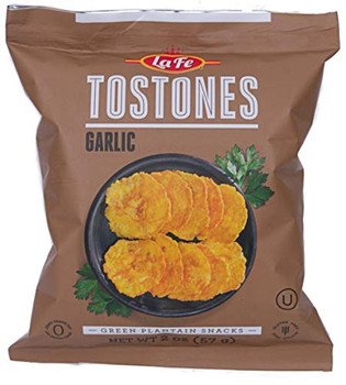 La Fe - Tostones Garlic - Case of 24-2 OZ