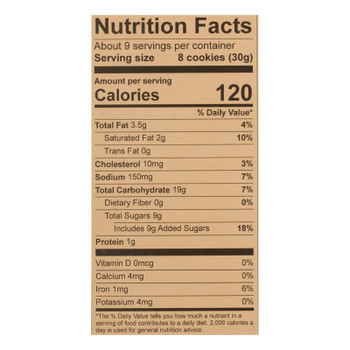 Deweys Bakery - Cookies Thins Salted Caramel - Case of 6 - 9 OZ Deweys Bakery - Cookies Thins Salted Caramel - Case of 6 - 9 OZ