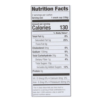 Sun Tropics Dairy-Free Coconut Rice Pudding Snack Cups In Sea Salt Caramel  - Case of 6 - 8.46OZ