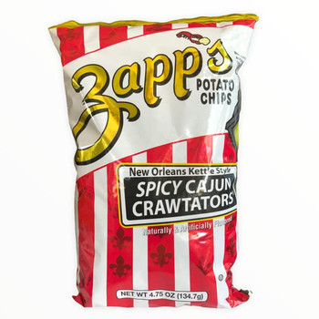 Zapps Potato Chips - Chips Cajun Crawtator - Case of 12-4.75 OZ Zapps Potato Chips - Chips Cajun Crawtator - Case of 12-4.75 OZ