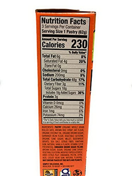 Bobo's Oat Bars - Toaster Pastry Cinnamon Brown Sugar 3pk - Case of 8-6.6 OZ Bobo's Oat Bars - Toaster Pastry Cinnamon Brown Sugar 3pk - Case of 8-6.6 OZ