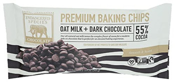 Endangered Species Chocolate - Baking Chip Oatmilk Dark Chocolate - Case of 6-10 OZ