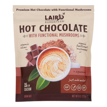 Laird Superfood - Superfood Hot Chocolate Mushroom - Case of 6-8 OZ