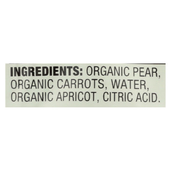 Earth's Best - Pouch Pear Carrot Apricot - Case of 12-3.5 OZ