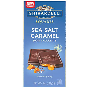 Ghirardelli - Bar Dark Chocolate Sea Salt & Caramel - Case of 10-4.8 OZ Ghirardelli - Bar Dark Chocolate Sea Salt & Caramel - Case of 10-4.8 OZ