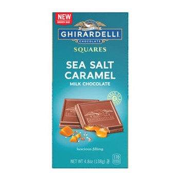 Ghirardelli - Bar Milk Chocolate Sea Salt Caramel - Case of 10-4.8 OZ