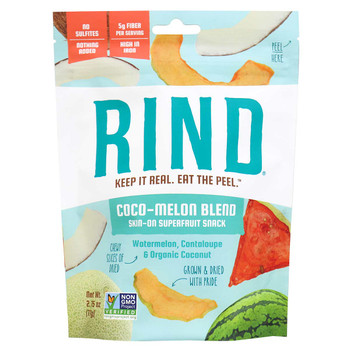 Rind Snacks - Dried Fruit Coco Melon Blend - Case of 12-2.75 OZ
