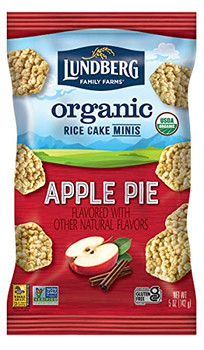 Lundberg Family Farms - Rice Cake Minis Apple Pie - Case of 6-5 OZ