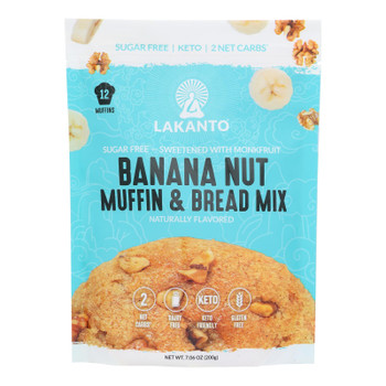 Lakanto - Mix Muffin Banana Nut - Case of 8-7.06 OZ Lakanto - Mix Muffin Banana Nut - Case of 8-7.06 OZ