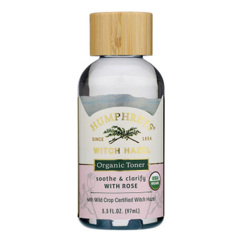 Humphreys Homeopathic Remedies - Witch Hazel Toner Rose - Case of 12-3.3 FZ Humphreys Homeopathic Remedies - Witch Hazel Toner Rose - Case of 12-3.3 FZ