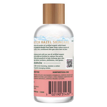 Humphreys Homeopathic Remedies - Witch Hazel Toner Alcohol Free Grapefruit - Case of 12-3.3 FZ Humphreys Homeopathic Remedies - Witch Hazel Toner Alcohol Free Grapefruit - Case of 12-3.3 FZ