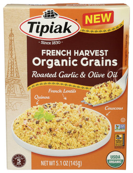 Tipiak - Grains Roasted Garlic & Olive Oil - Case of 8-5.1 OZ