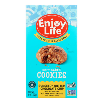 Enjoy Life - Cookie Soft Baked Sunseed Butter Chocolate Chip - Case of 6-6 OZ