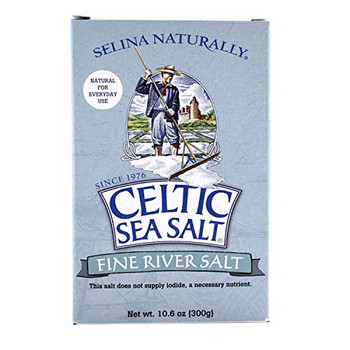 Celtic Sea Salt - River Salt Fossil Fine - Case of 4-10.6 OZ