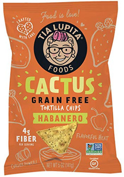 Tia Lupita - Chips Cactus Habanero - Case of 12-5 OZ