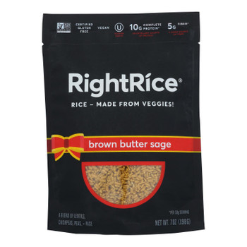 Right Rice - Rice Brown Butter Sage Holiday - Case of 6-7 OZ Right Rice - Rice Brown Butter Sage Holiday - Case of 6-7 OZ