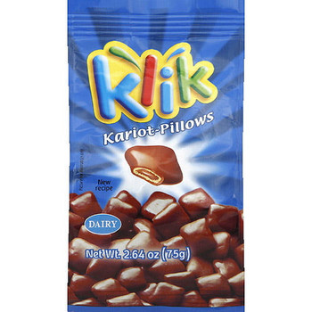 Klik - Pillow Kariot Chocolate Covered - Case of 16-2.64 OZ