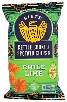 Siete - Kettle Chip Chile Lime - Case of 6-5.5 OZ