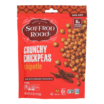 Saffron Road - Chickpea Crunchy Chipotle - Case of 6-5.4 OZ