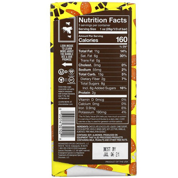 Endangered Species Chocolate - Dark Chocolate Oat Milk Sea Salt - Case of 12-3 OZ Endangered Species Chocolate - Dark Chocolate Oat Milk Sea Salt - Case of 12-3 OZ