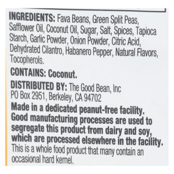 The Good Bean - Fava Peas Habanero Citrus - Case of 6 - 6 OZ The Good Bean - Fava Peas Habanero Citrus - Case of 6 - 6 OZ