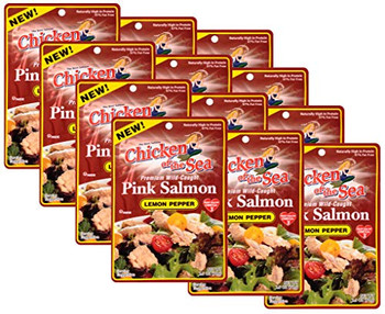 Chicken Of The Sea - Salmon Pink Lemon Pepper - Case of 12-2.5 OZ