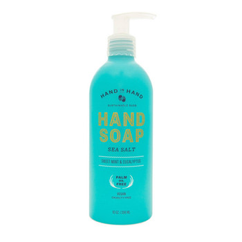 Hand In Hand - Liquid Hand Soap Sea Salt - Case of 3-10 OZ Hand In Hand - Liquid Hand Soap Sea Salt - Case of 3-10 OZ