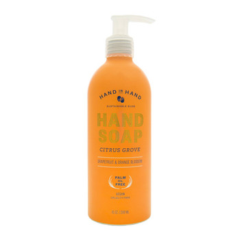 Hand In Hand - Liquid Hand Soap Citrus Grove - Case of 3-10 OZ Hand In Hand - Liquid Hand Soap Citrus Grove - Case of 3-10 OZ