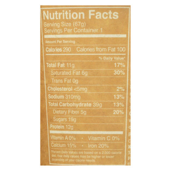 Kodiak Cakes Flapjack Cup Peanut Butter Dark Chocolate  - Case of 12 - 2.36 OZ Kodiak Cakes Flapjack Cup Peanut Butter Dark Chocolate  - Case of 12 - 2.36 OZ