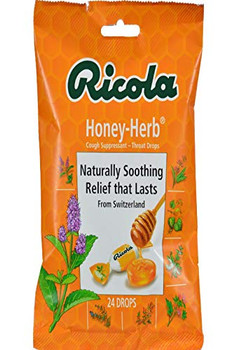 Ricola - Cough Drop Honey Herb - Case of 8-24 CT