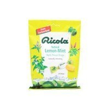 Ricola - Cough Drop Lemon Mint - Case of 8-24 CT Ricola - Cough Drop Lemon Mint - Case of 8-24 CT
