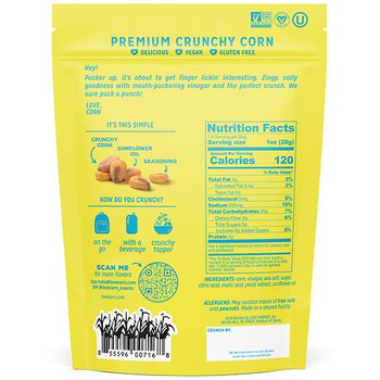 Love Corn - Roasted Corn Salt & Vinegar - Case of 10-1.6 OZ Love Corn - Roasted Corn Salt & Vinegar - Case of 10-1.6 OZ