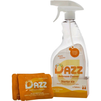 Dazz Cleaners - Cleaner Bathroom Starter Kit - Case of 6-1 Count
