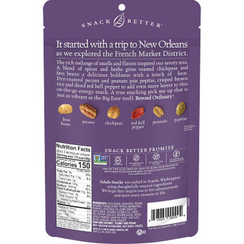 Sahale Snacks - Snack Mix Creole Bean Nut - Case of 6-4 OZ Sahale Snacks - Snack Mix Creole Bean Nut - Case of 6-4 OZ