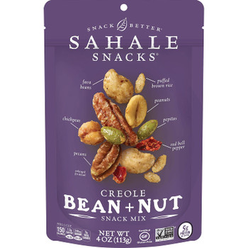 Sahale Snacks - Snack Mix Creole Bean Nut - Case of 6-4 OZ Sahale Snacks - Snack Mix Creole Bean Nut - Case of 6-4 OZ