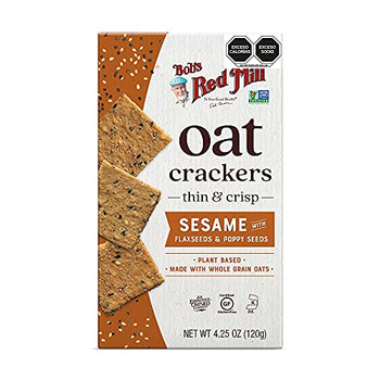 Bob's Red Mill - Crackers Oat Sesame - Case of 5-4.25 OZ
