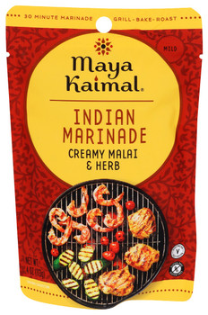Maya Kaimal - Indian Marinade Creamy Malai Herbal - Case of 6-4 OZ