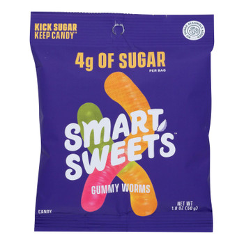 Smartsweets - Gummy Worms - Case of 12-1.8 OZ Smartsweets - Gummy Worms - Case of 12-1.8 OZ
