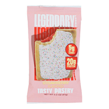Legendary Foods - Tasty Pastry Strawberry - Case of 10-2.2 OZ