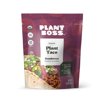 Plant Boss - Meatless Crumble Southwest Taco - Case of 6-3.35 OZ