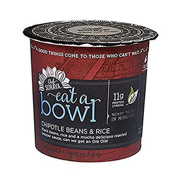 Chef Soraya Eat A Bowl - Black Bean Rice Chipotle - Case of 6 - 2.5 OZ